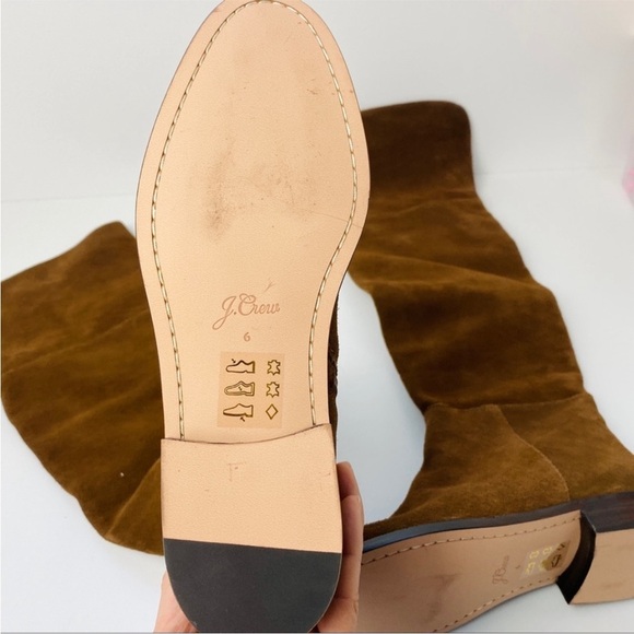 Jcrew over the knee beautiful brown suede boots NEW - Picture 5 of 8